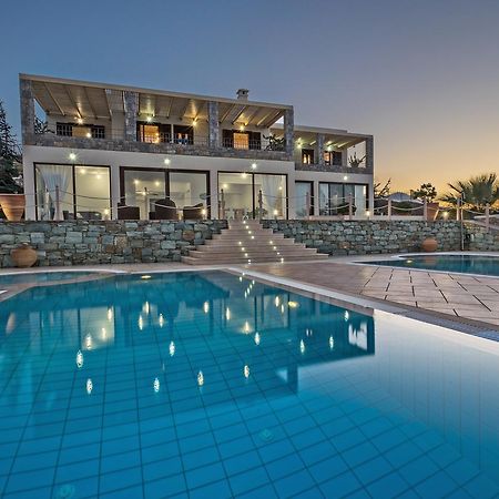 Sea Views At Villa Anemomylos With Heated Pool, Ping Pong And Tennis Agia Pelagia  Luaran gambar