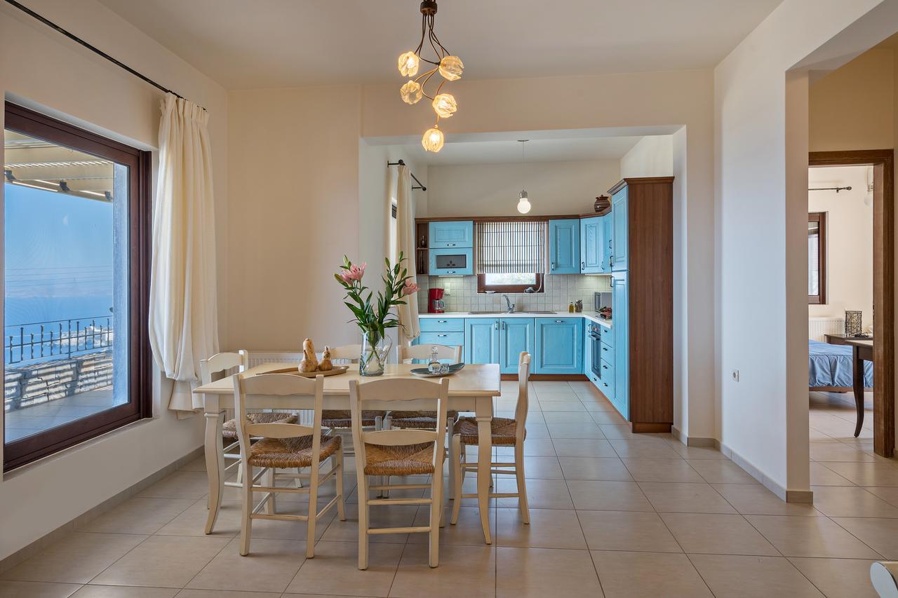 Sea Views At Villa Anemomylos With Heated Pool, Ping Pong And Tennis Agia Pelagia  Luaran gambar