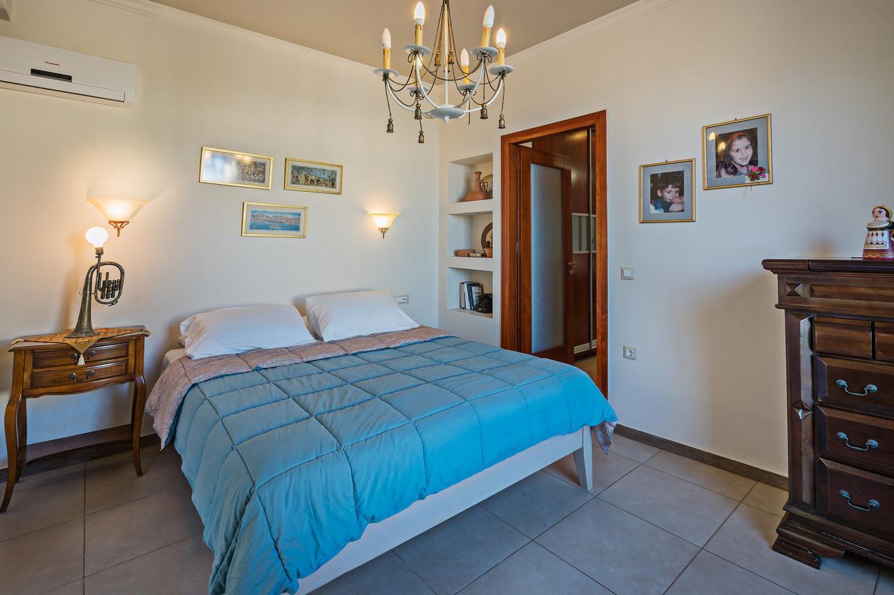 Sea Views At Villa Anemomylos With Heated Pool, Ping Pong And Tennis Agia Pelagia  Luaran gambar