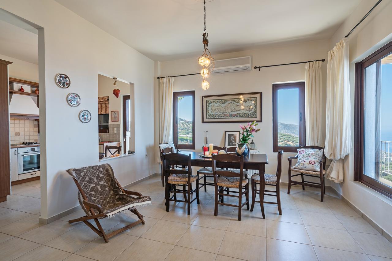 Sea Views At Villa Anemomylos With Heated Pool, Ping Pong And Tennis Agia Pelagia  Luaran gambar
